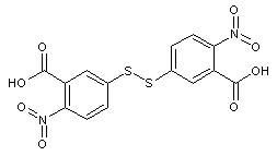 5,5'-二硫代-雙(硝基甲酸)結(jié)構(gòu)式